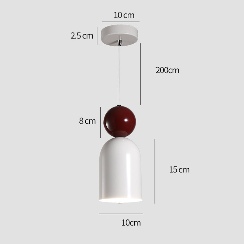 LED Pendant Light Cream Finish-Lighting > Pendant Lights-casanuva-casanuva