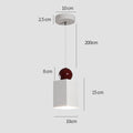 LED Pendant Light Cream Finish-Lighting > Pendant Lights-casanuva-casanuva