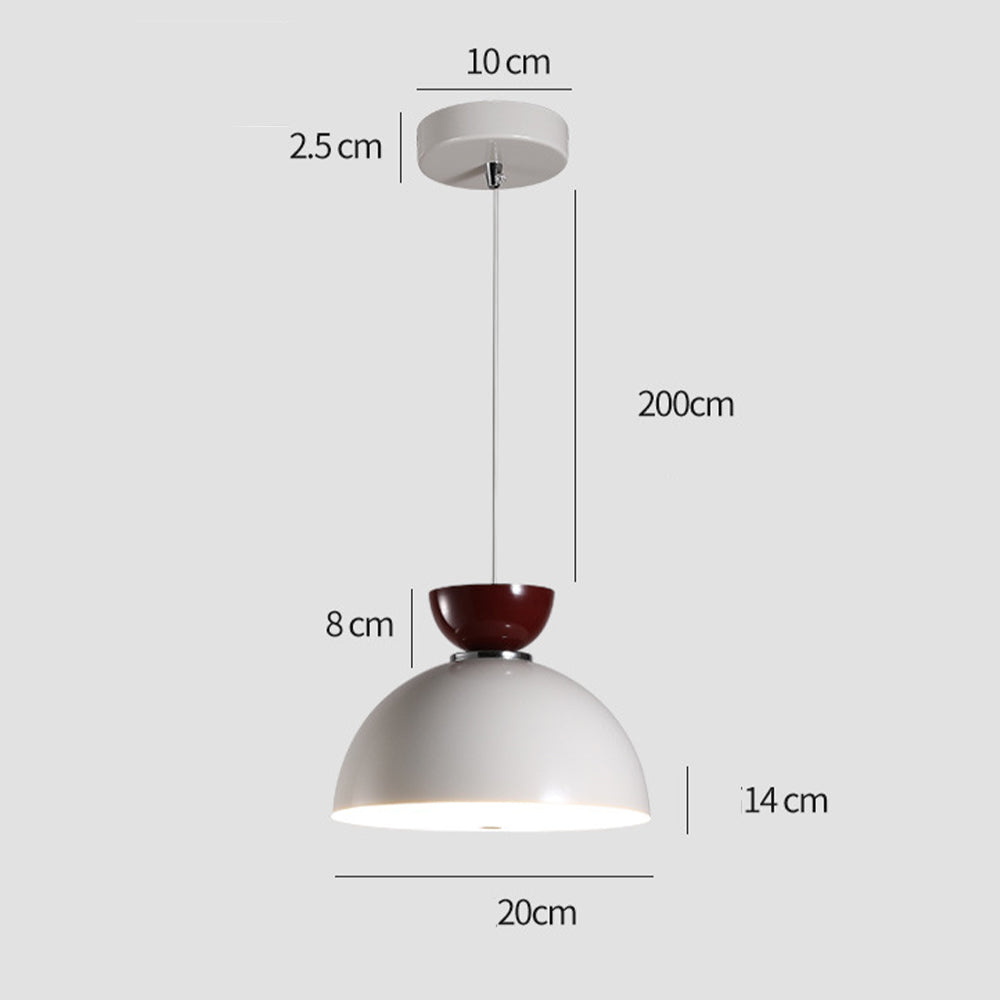 LED Pendant Light Cream Finish-Lighting > Pendant Lights-casanuva-casanuva