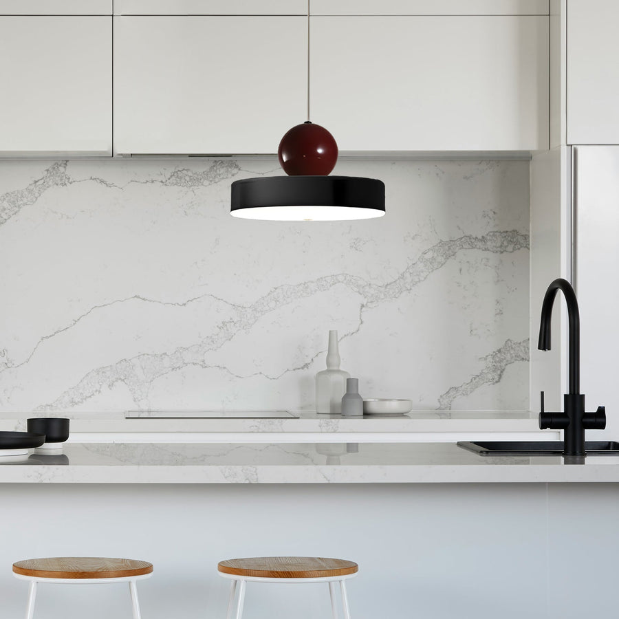 LED Pendant Light Cream Finish-Lighting > Pendant Lights-casanuva-casanuva
