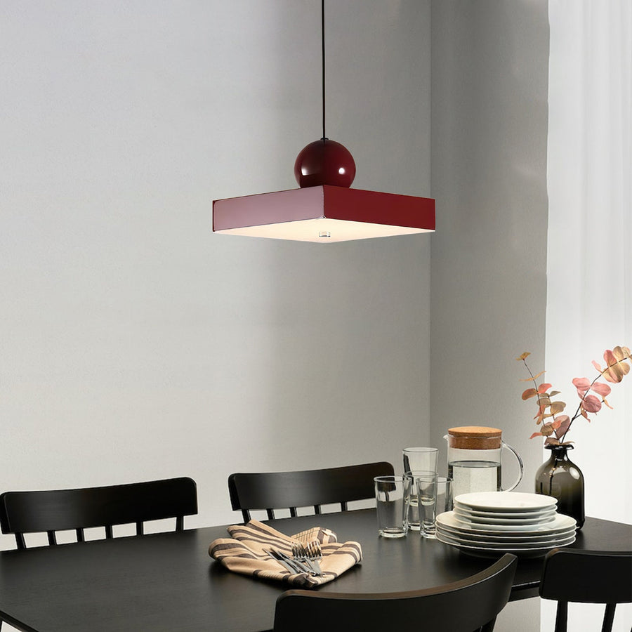 LED Pendant Light Cream Finish-Lighting > Pendant Lights-casanuva-Red-Style E: D20*H12CM-three color-changing ligh-casanuva