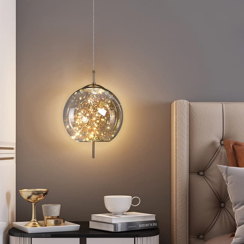 LED Pendant Light Nordic Style-Lighting > Pendant Lights-casanuva-Amber-Style B: D30*H44CM-Warm Light-casanuva
