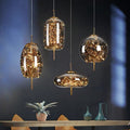 LED Pendant Light Nordic Style-Lighting > Pendant Lights-casanuva-Smoke Gray-Style A: D18*H42CM-Warm Light-casanuva