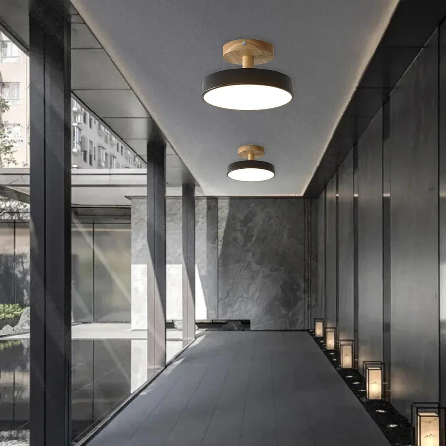 LED Round Ceiling Light for Hallway in Modern Iron Design-Lighting > Ceiling Lights-casanuva-casanuva