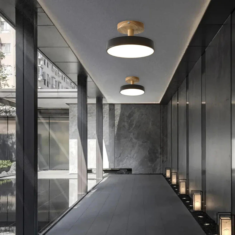 LED Round Ceiling Light for Hallway in Modern Iron Design-Lighting > Ceiling Lights-casanuva-casanuva