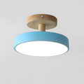 LED Round Ceiling Light for Hallway in Modern Iron Design-Lighting > Ceiling Lights-casanuva-Blue-D18cm*H10cm-White Light-casanuva