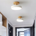 LED Round Ceiling Light for Hallway in Modern Iron Design-Lighting > Ceiling Lights-casanuva-White-D18cm*H10cm-White Light-casanuva