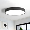 LED Round Flush Mount Ceiling Light-Lighting > Ceiling Lights-casanuva-Black-D30cm*H10cm-Cold Light-casanuva