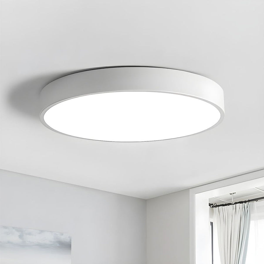LED Round Flush Mount Ceiling Light-Lighting > Ceiling Lights-casanuva-White-D30cm*H10cm-Cold Light-casanuva