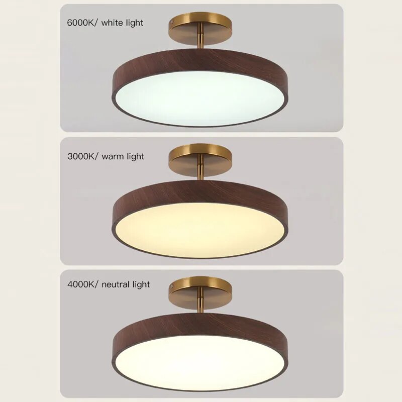 LED Semi-Flush Mount Ceiling Light-Lighting > Ceiling Lights-casanuva-casanuva