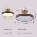LED Semi-Flush Mount Ceiling Light-Lighting > Ceiling Lights-casanuva-casanuva