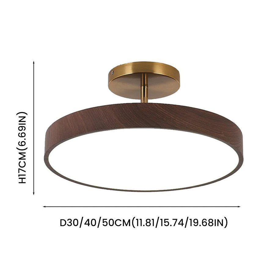 LED Semi-Flush Mount Ceiling Light-Lighting > Ceiling Lights-casanuva-casanuva