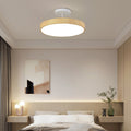 LED Semi-Flush Mount Ceiling Light-Lighting > Ceiling Lights-casanuva-Wood-D30*H17cm-White Light-casanuva