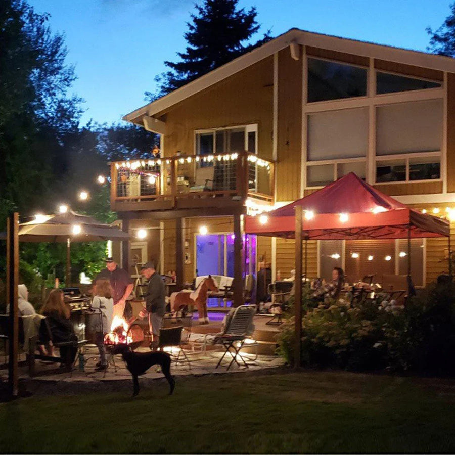 LED Solar String Lights Waterproof IP44 for Garden and Camping-Lighting > Outdoor Lighting-casanuva-casanuva