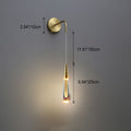 LED Teardrop Wall Light-Lighting > Wall Lights-casanuva-casanuva