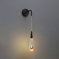 LED Teardrop Wall Light-Lighting > Wall Lights-casanuva-Zipper Switch - Black-Warm White (3000K)-220V-240V-casanuva