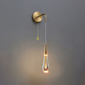 LED Teardrop Wall Light-Lighting > Wall Lights-casanuva-Zipper Switch - Copper-Warm White (3000K)-220V-240V-casanuva