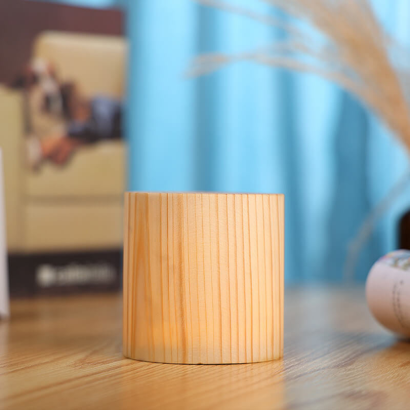 LED Touch Table Lamp with Creative Wood Design-Lighting > Table Lamps-casanuva-casanuva