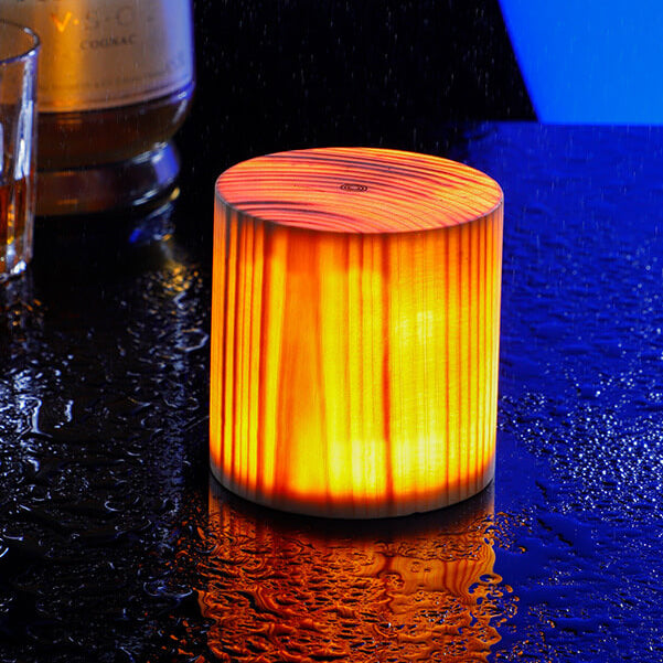 LED Touch Table Lamp with Creative Wood Design-Lighting > Table Lamps-casanuva-Rechargeable-casanuva