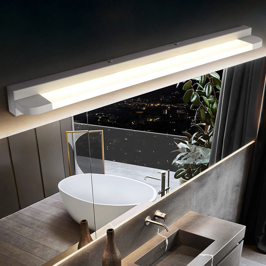 LED Wall Mirror Light White Iron Long Design-Lighting > Wall Lights-casanuva-casanuva
