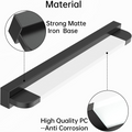 LED Wall Mirror Light White Iron Long Design-Lighting > Wall Lights-casanuva-casanuva