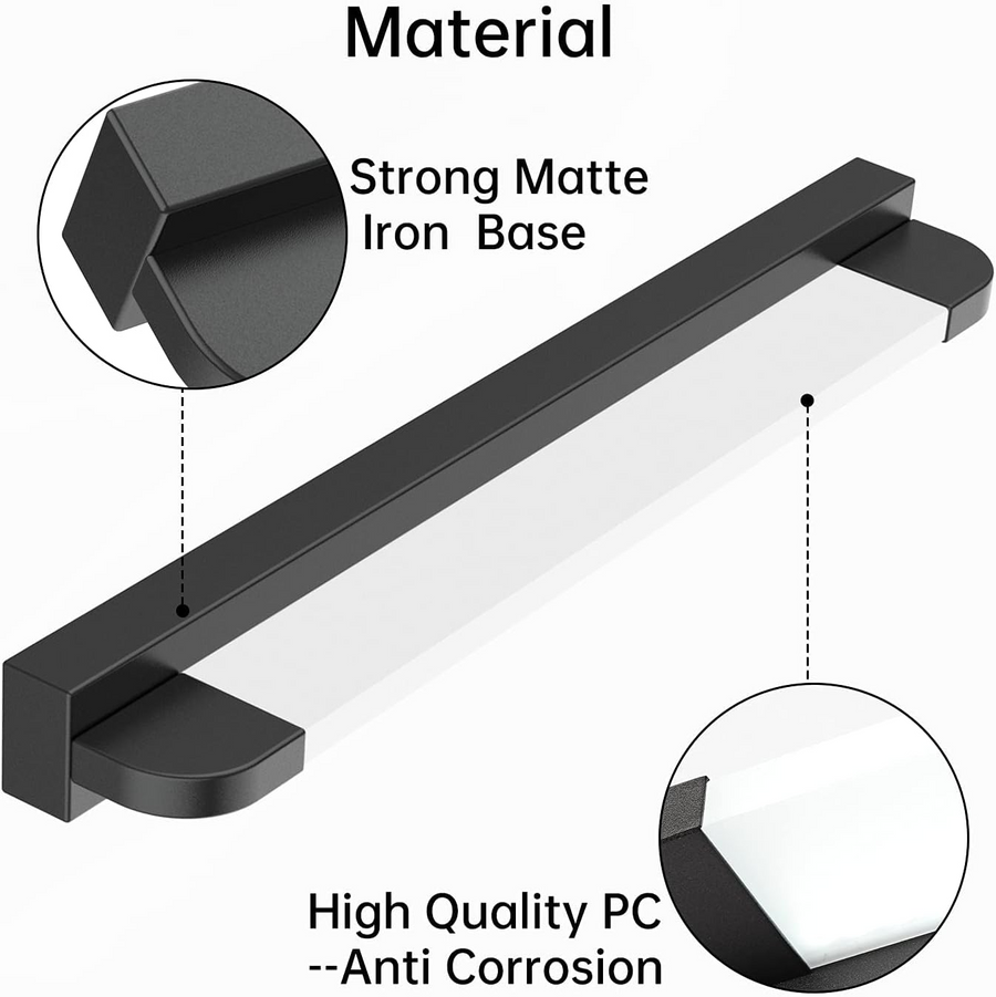 LED Wall Mirror Light White Iron Long Design-Lighting > Wall Lights-casanuva-casanuva