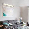 LED Wall Mirror Light White Iron Long Design-Lighting > Wall Lights-casanuva-White-D116*H7CM-24W-White Light-casanuva