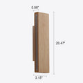 LED Wall Sconce Lamp Japanese Minimalist Rectangular Rotatable Design-Lighting > Wall Lights-casanuva-casanuva