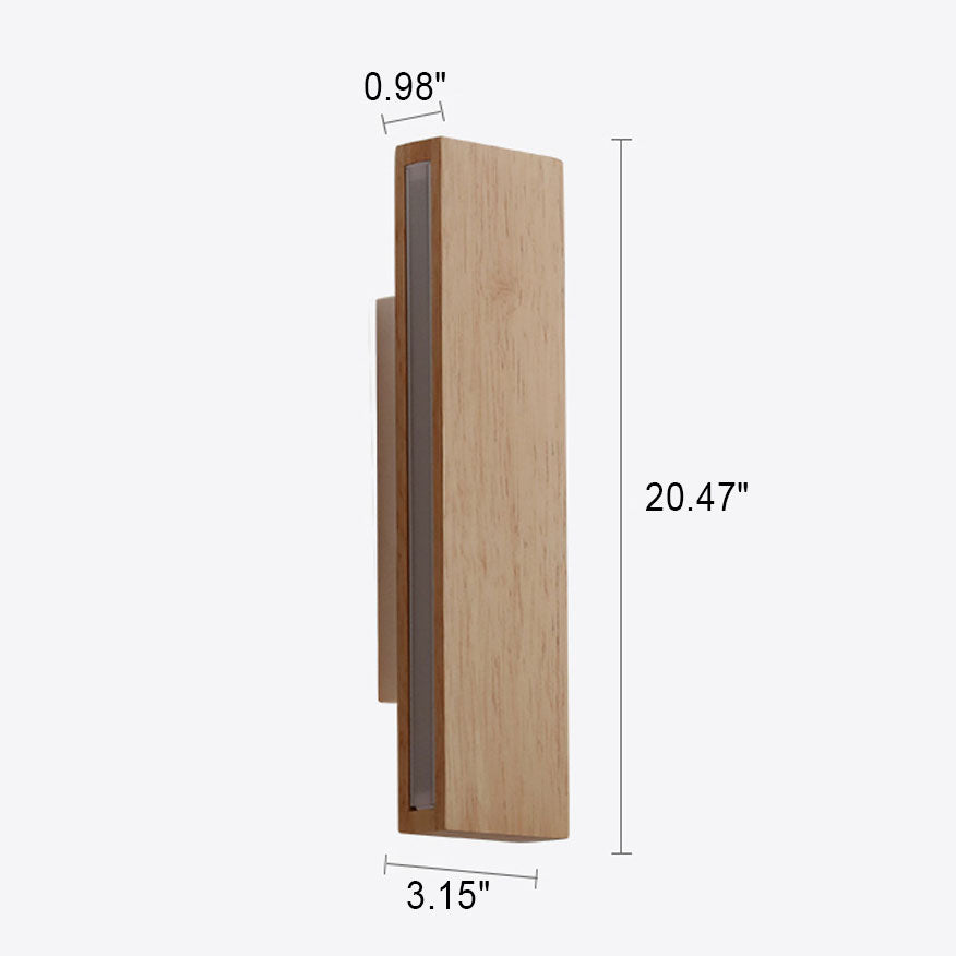 LED Wall Sconce Lamp Japanese Minimalist Rectangular Rotatable Design-Lighting > Wall Lights-casanuva-casanuva