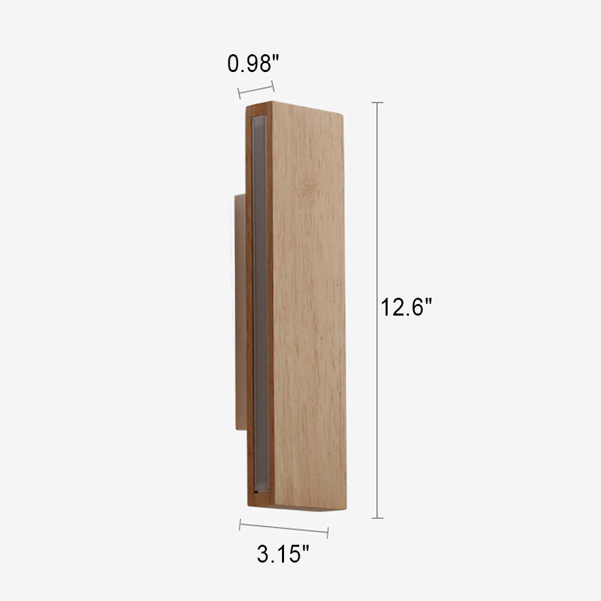 LED Wall Sconce Lamp Japanese Minimalist Rectangular Rotatable Design-Lighting > Wall Lights-casanuva-casanuva