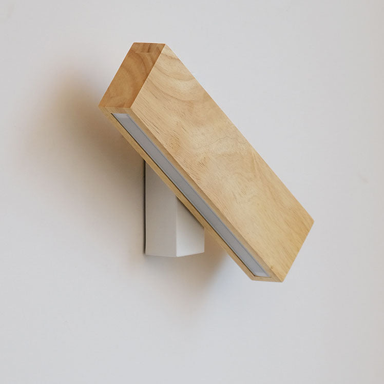 LED Wall Sconce Lamp Japanese Minimalist Rectangular Rotatable Design-Lighting > Wall Lights-casanuva-casanuva