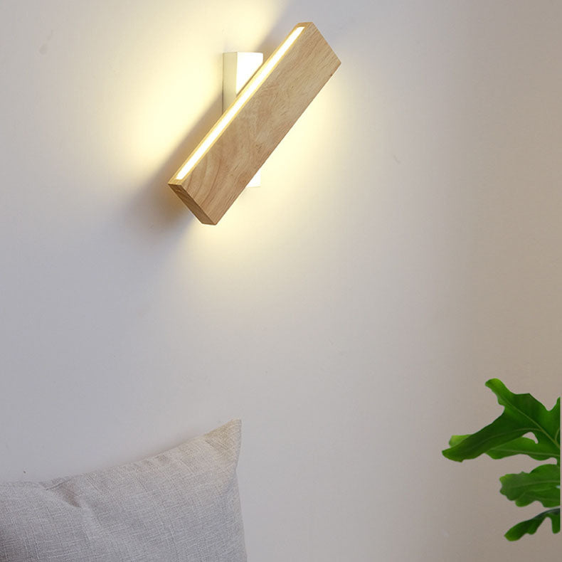 LED Wall Sconce Lamp Japanese Minimalist Rectangular Rotatable Design-Lighting > Wall Lights-casanuva-Large-Warm Light (3000K)-220V-240V-casanuva