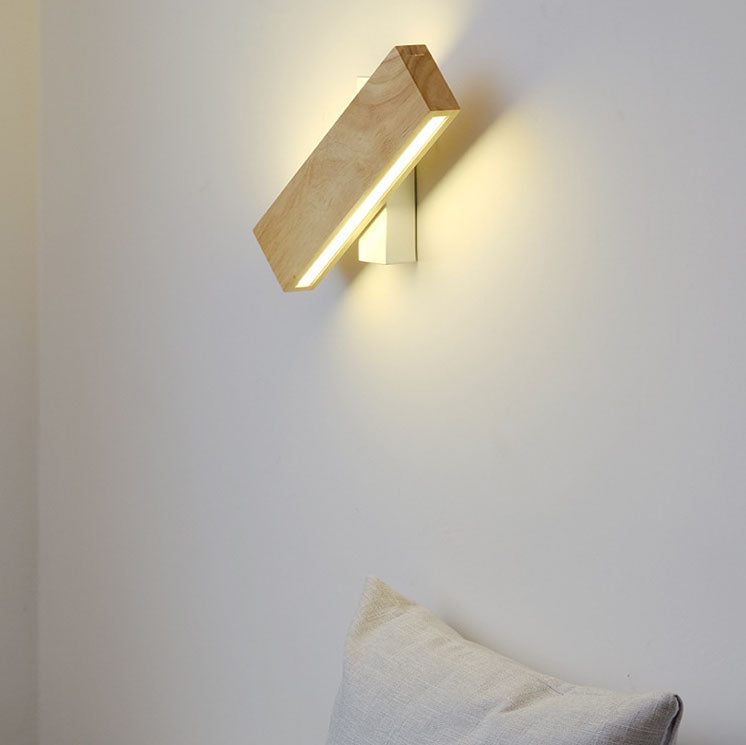 LED Wall Sconce Lamp Japanese Minimalist Rectangular Rotatable Design-Lighting > Wall Lights-casanuva-Small-Warm Light (3000K)-100V-120V-casanuva