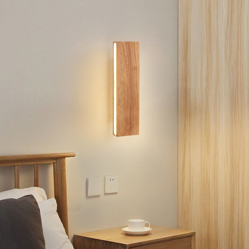 LED Wall Sconce Lamp Japanese Minimalist Rectangular Rotatable Design-Lighting > Wall Lights-casanuva-Small-Warm Light (3000K)-220V-240V-casanuva