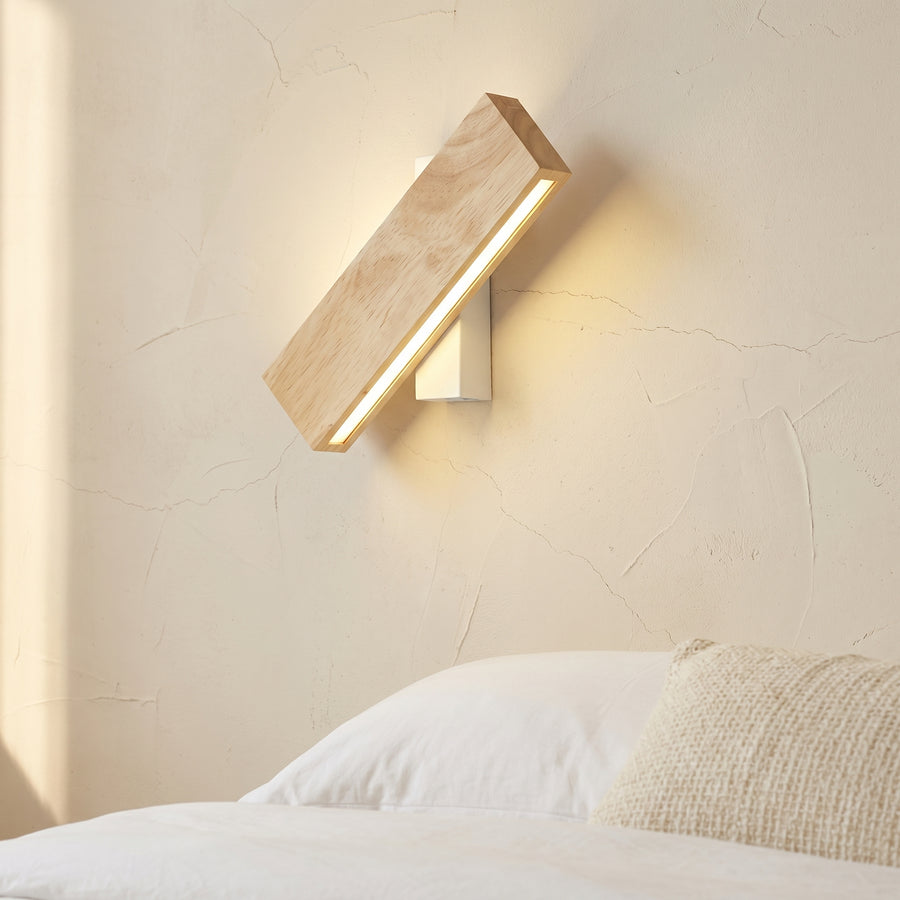 LED Wall Sconce Lamp Japanese Minimalist Rectangular Rotatable Design-Lighting > Wall Lights-casanuva-casanuva