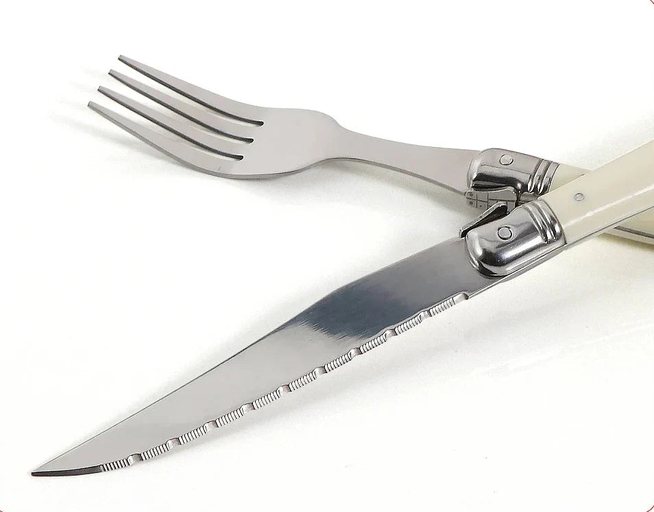 Laguiole Cutlery Set Ivory Elegance Premium Design-Kitchen & Dining > Cutlery-casanuva-casanuva