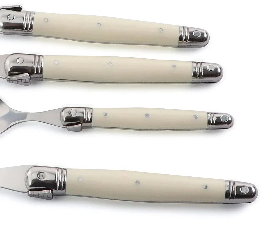 Laguiole Cutlery Set Ivory Elegance Premium Design-Kitchen & Dining > Cutlery-casanuva-casanuva