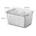 Large Capacity Fridge Storage Basket Multifunctional Organizer-Kitchen & Dining > Kitchen Accessories-casanuva-Large-White-casanuva