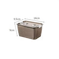 Large Capacity Fridge Storage Basket Multifunctional Organizer-Kitchen & Dining > Kitchen Accessories-casanuva-Small-Brown-casanuva