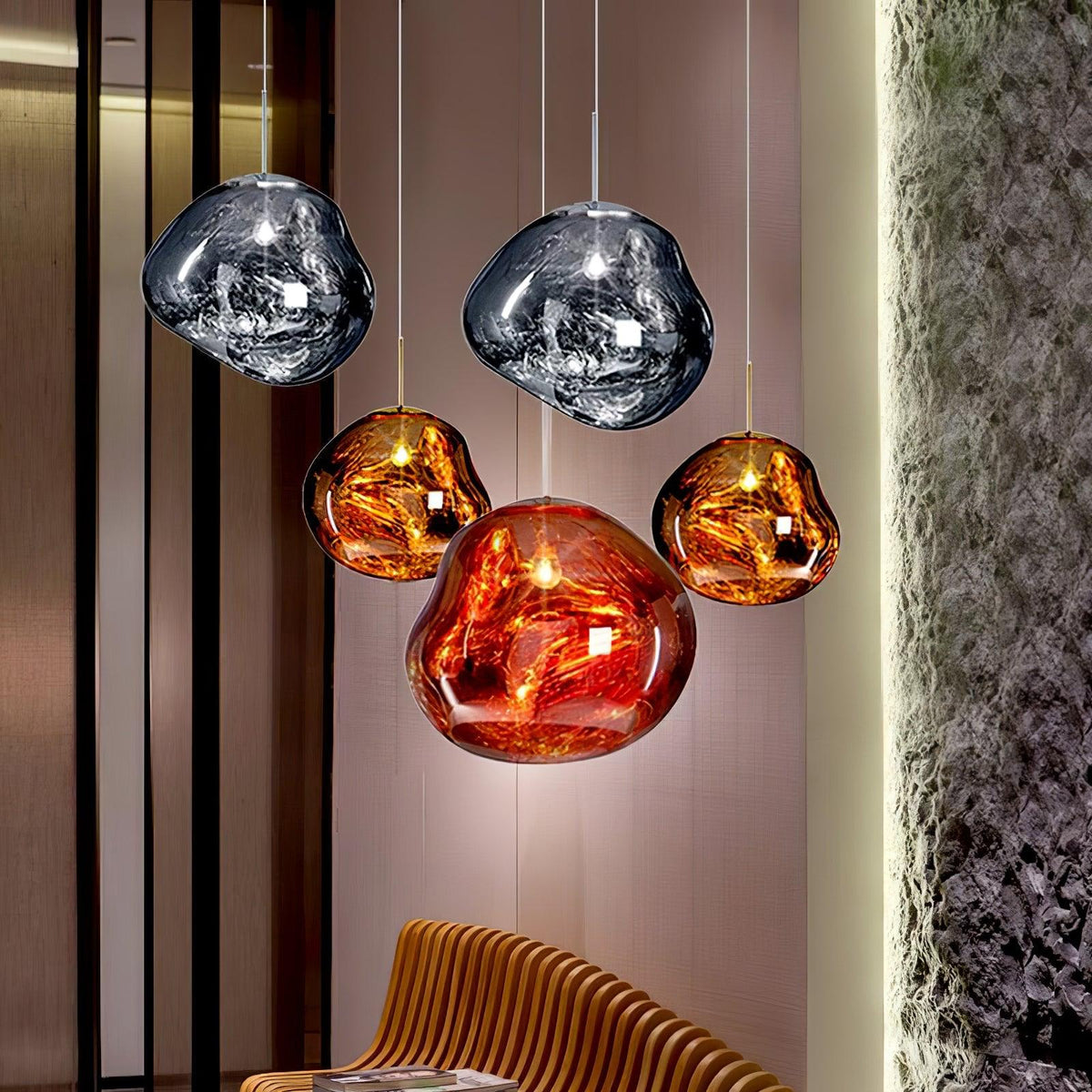 Lava Pendant Lamp-Lighting > Pendant Lights-casanuva-casanuva
