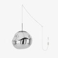 Lava Pendant Lamp-Lighting > Pendant Lights-casanuva-7" / Dia 18cm-Silver-US Plug-casanuva