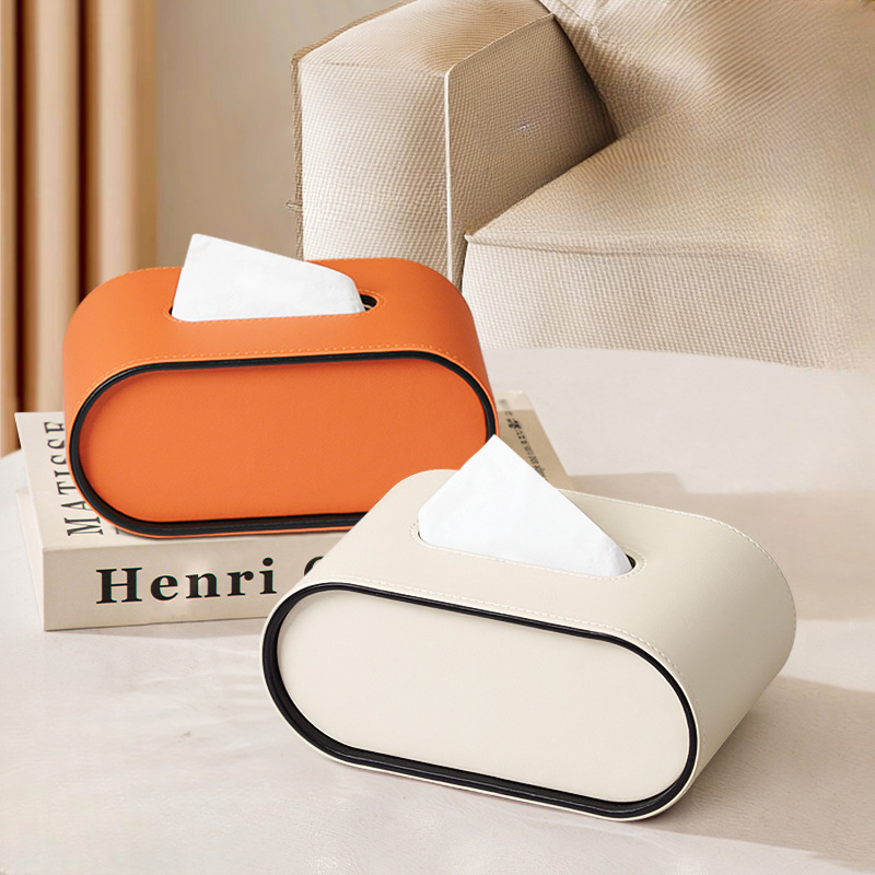Leather Tissue Box with Timeless Elegance-Home Decor > Decorative Accessories-casanuva-casanuva