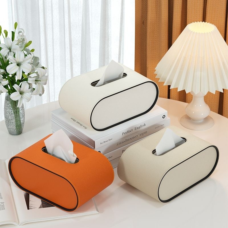 Leather Tissue Box with Timeless Elegance-Home Decor > Decorative Accessories-casanuva-casanuva