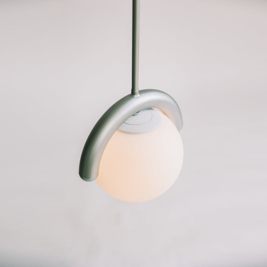 Linear Chandelier with Glass Globe Bulbs-Lighting > Chandeliers & Pendant Lights-casanuva-casanuva