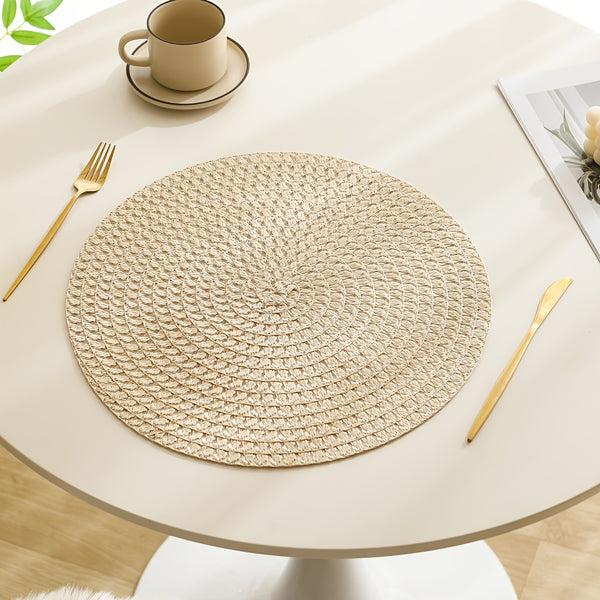 Linen Placemats Set of 2 4 or 6 Heat-Resistant Washable Table Mats-Kitchen & Dining > Placemats-casanuva-casanuva