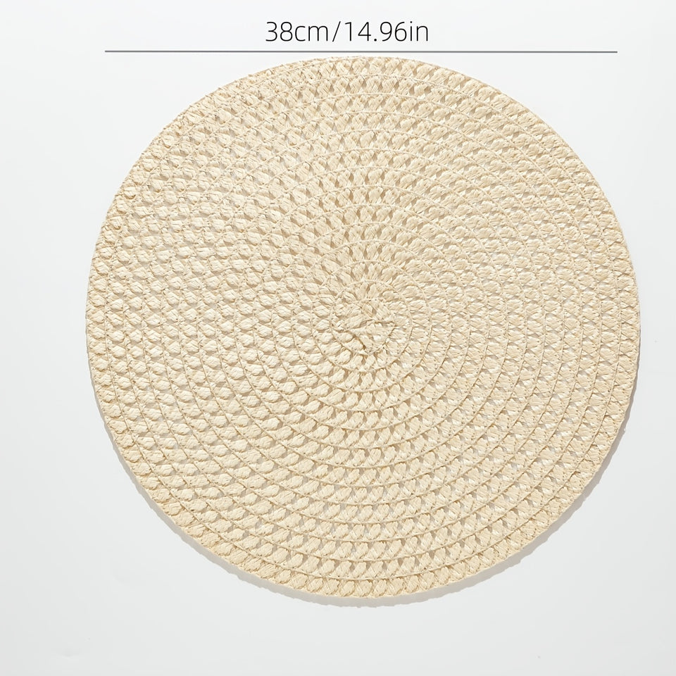 Linen Placemats Set of 2 4 or 6 Heat-Resistant Washable Table Mats-Kitchen & Dining > Placemats-casanuva-casanuva