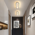 Long Ceiling Light for Corridor Aisle Modern Design-Lighting > Ceiling Lights-casanuva-Black-D30*H5CM-15W-3 Colour Change by switch-casanuva