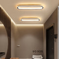 Long Ceiling Light for Corridor Aisle Modern Design-Lighting > Ceiling Lights-casanuva-Black-D40*H5CM-18W-Warm Light-casanuva