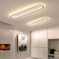 Long Ceiling Light for Corridor Aisle Modern Design-Lighting > Ceiling Lights-casanuva-Black-D60*H5CM-28W-Warm Light-casanuva