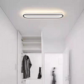 Long Ceiling Light for Corridor Aisle Modern Design-Lighting > Ceiling Lights-casanuva-Black-D60*H5CM-28W-White Light-casanuva